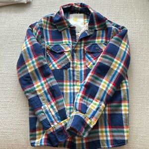 Mini Boden- fleece lined shirt